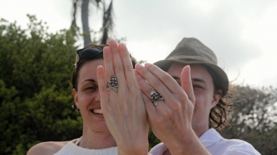 Karibské svatební prsteny